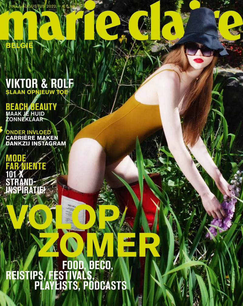  featured on the Marie Claire Belgium cover from July 2022
