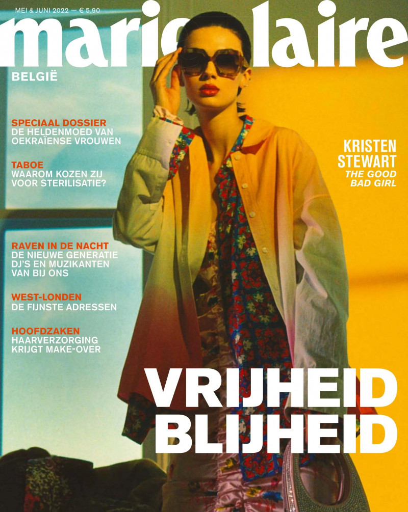  featured on the Marie Claire Belgium cover from May 2022