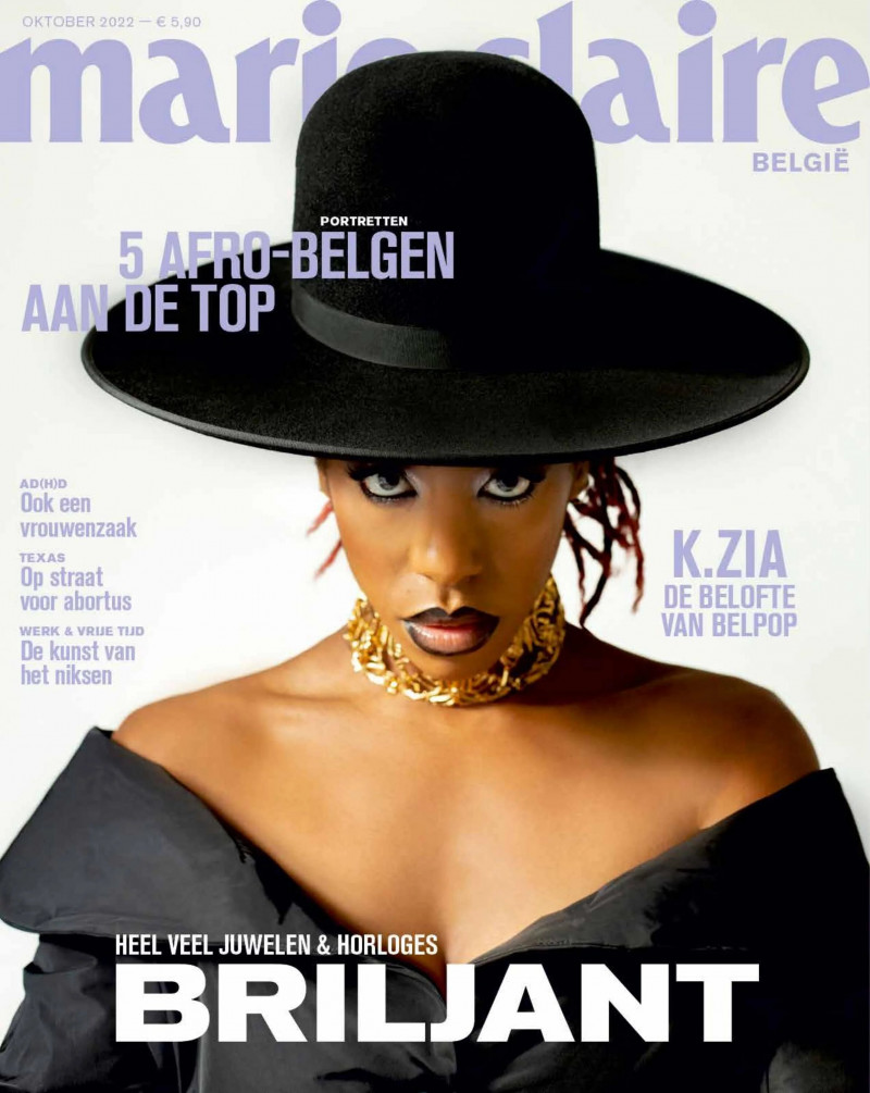  featured on the Marie Claire Belgium cover from October 2022