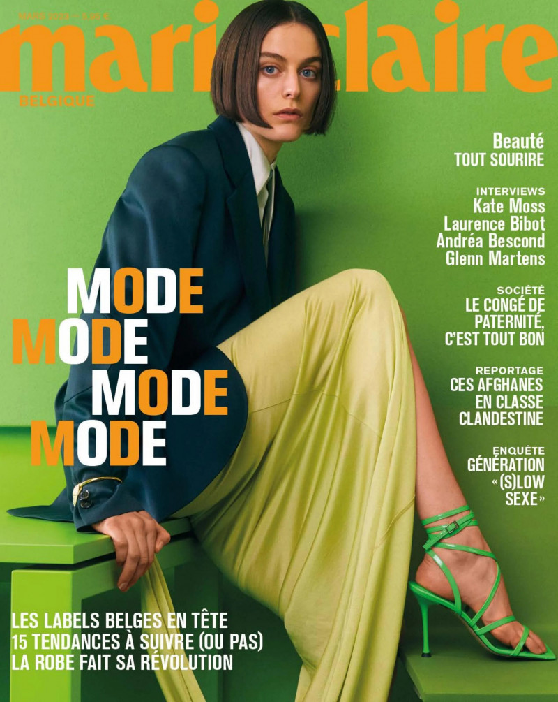  featured on the Marie Claire Belgium cover from March 2023