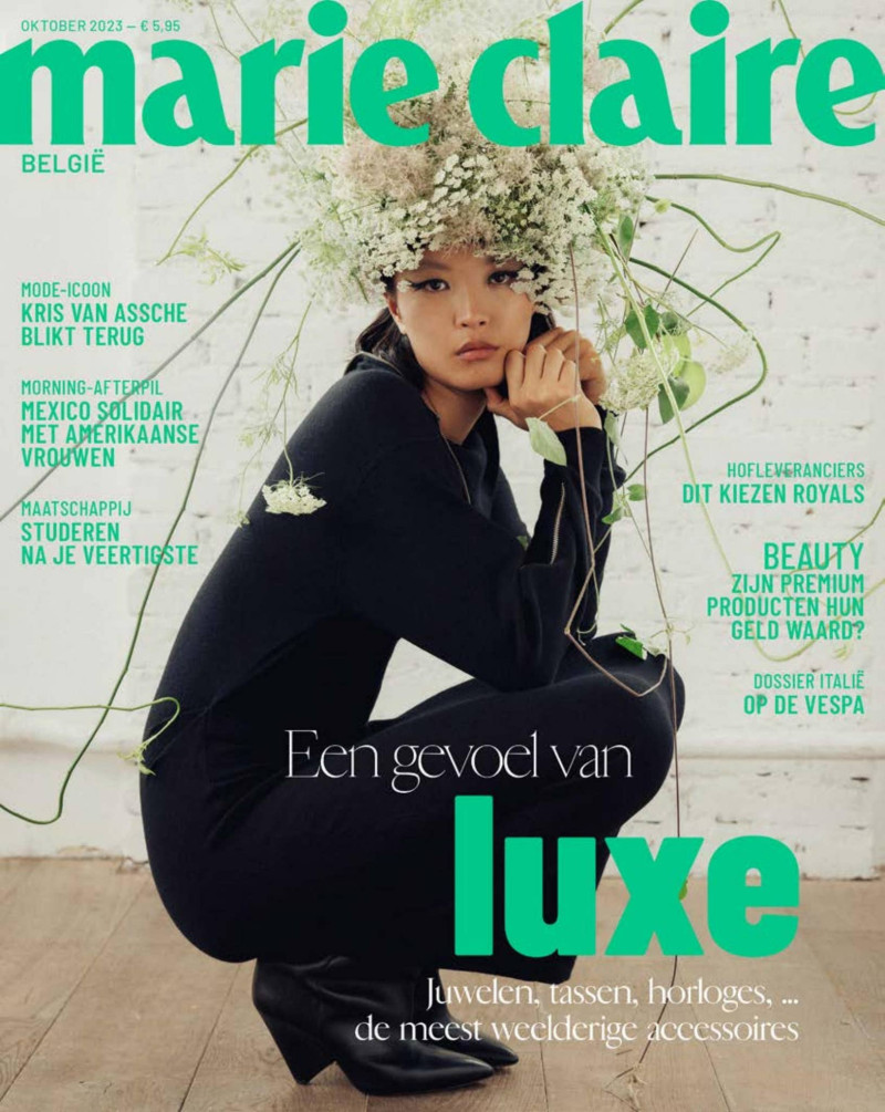  featured on the Marie Claire Belgium cover from October 2023