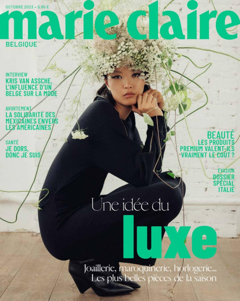  featured on the Marie Claire Belgium cover from October 2023