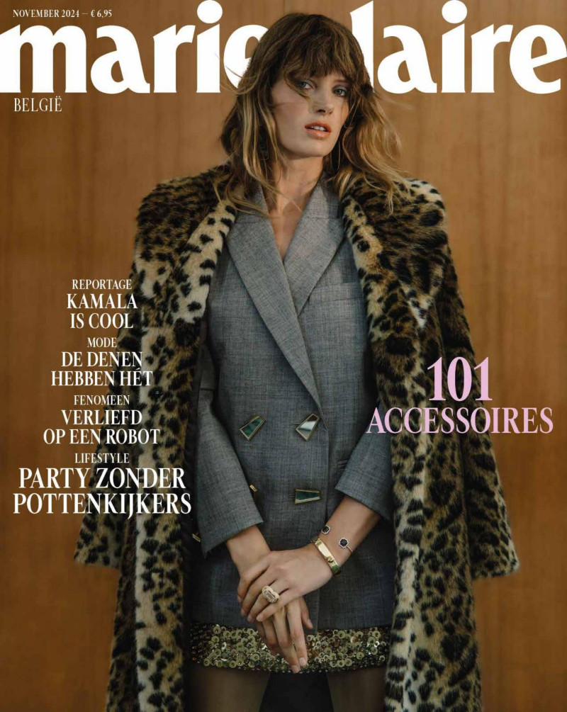 Fanny François featured on the Marie Claire Belgium cover from November 2024