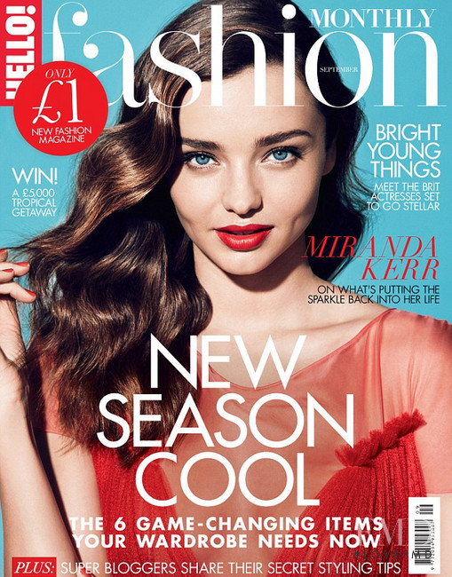 Miranda Kerr featured on the Hello! Fashion cover from September 2015