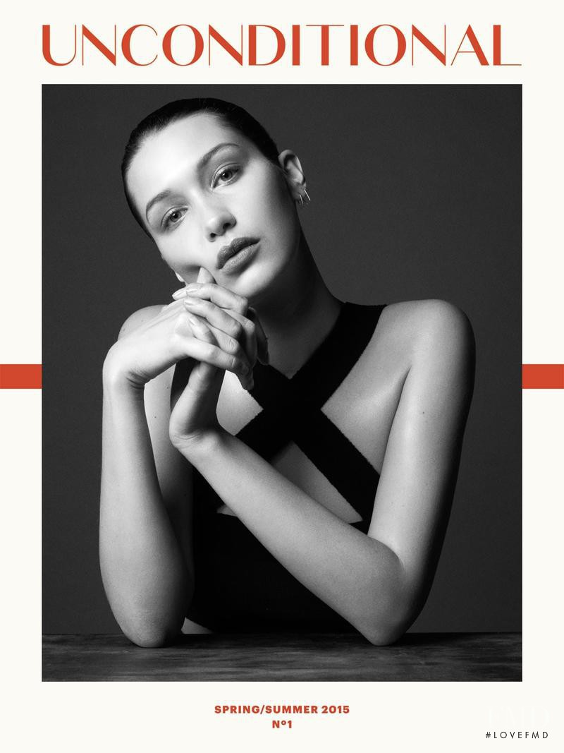 Bella Hadid featured on the Unconditional cover from June 2015
