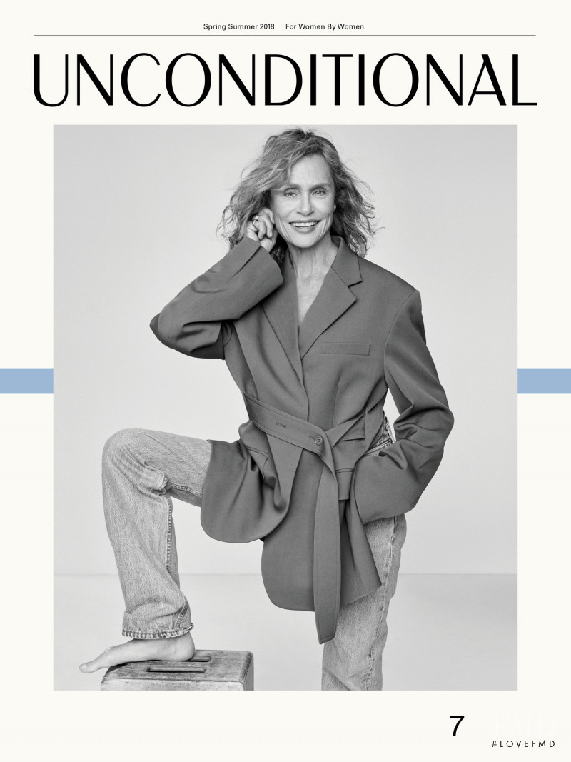 Lauren Hutton featured on the Unconditional cover from June 2018