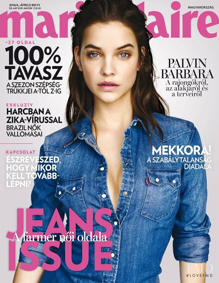 Barbara Palvin featured on the Marie Claire Hungary cover from April 2016