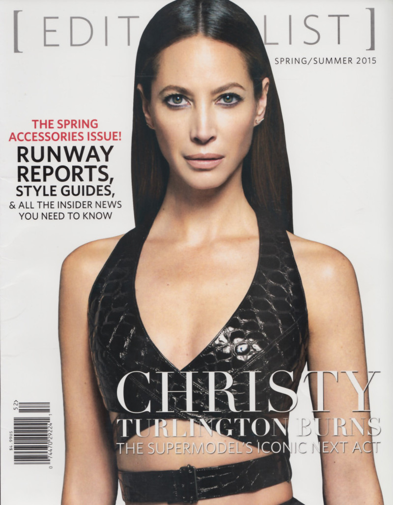 Christy Turlington featured on the Editorialist cover from April 2015