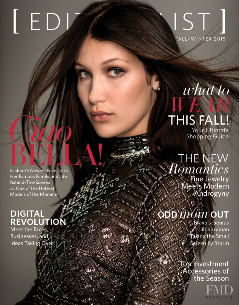 Bella Hadid featured on the Editorialist cover from September 2015
