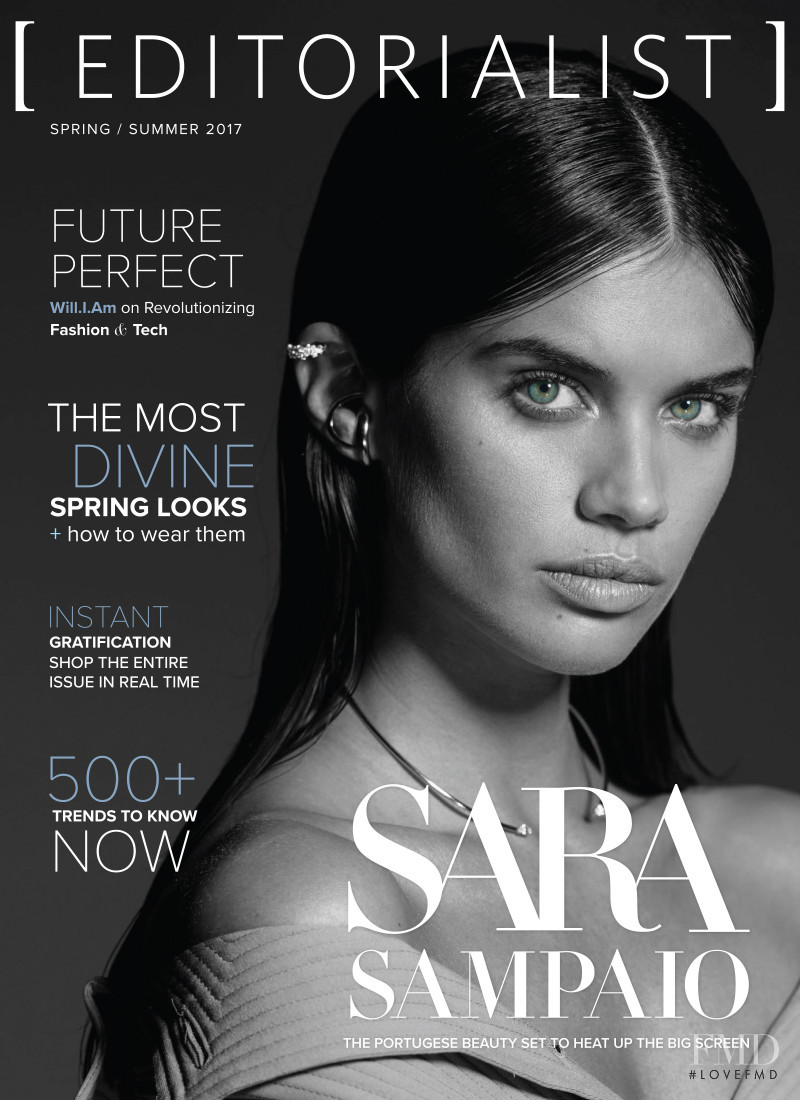 Sara Sampaio featured on the Editorialist cover from February 2017