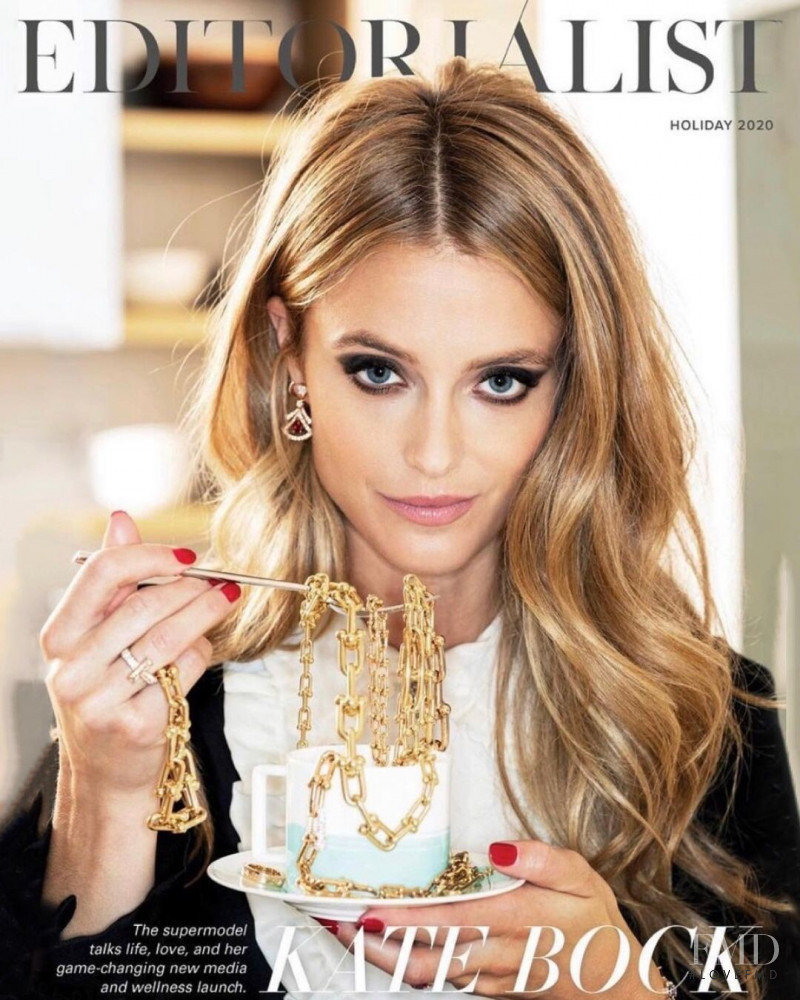Kate Bock featured on the Editorialist cover from December 2020