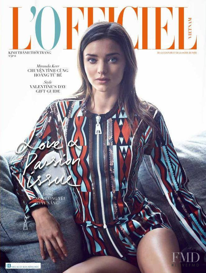 Miranda Kerr featured on the L\'Officiel Vietnam cover from February 2016