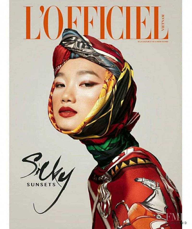 Nguyen Quynh Anh featured on the L\'Officiel Vietnam cover from August 2020