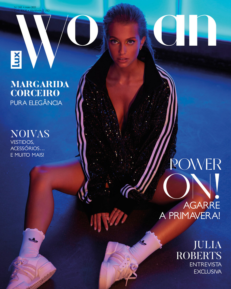 Margarida Corceiro featured on the Lux Woman cover from May 2023