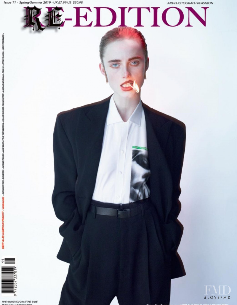 Rianne Van Rompaey featured on the Re-edition cover from February 2019