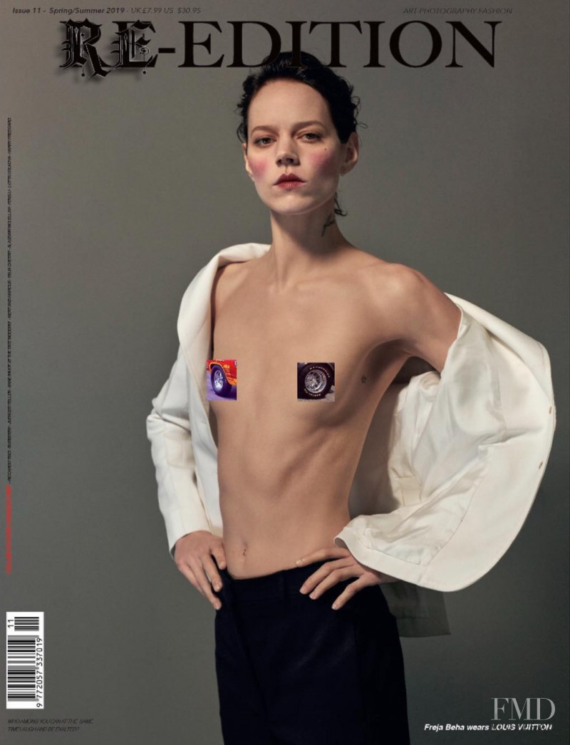 Freja Beha Erichsen featured on the Re-edition cover from February 2019