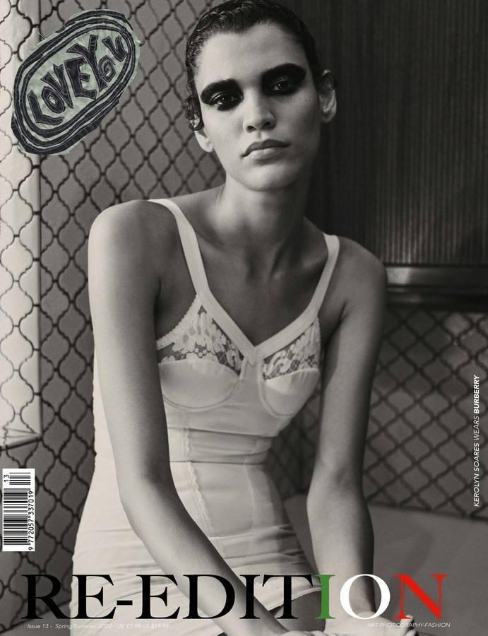 Kerolyn Soares featured on the Re-edition cover from March 2020