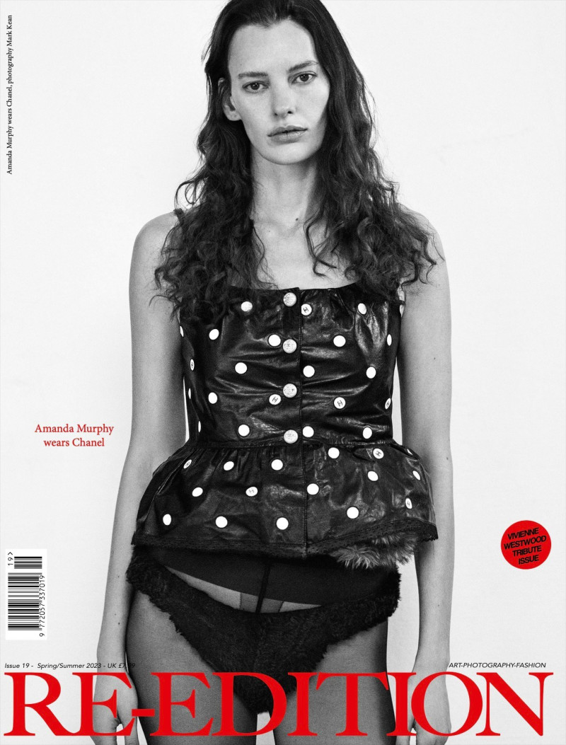 Amanda Murphy featured on the Re-edition cover from February 2023