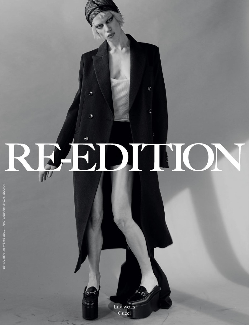 Lily McMenamy featured on the Re-edition cover from March 2024