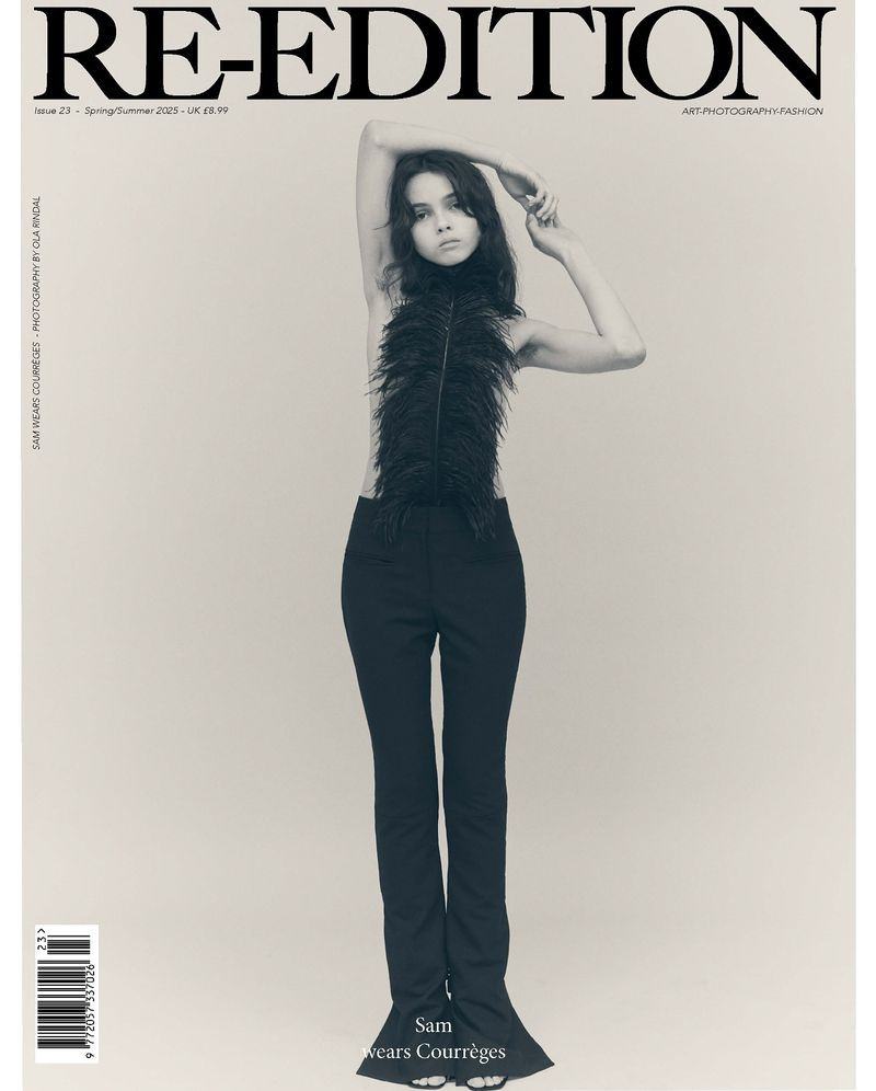 Sam Davis featured on the Re-edition cover from March 2025