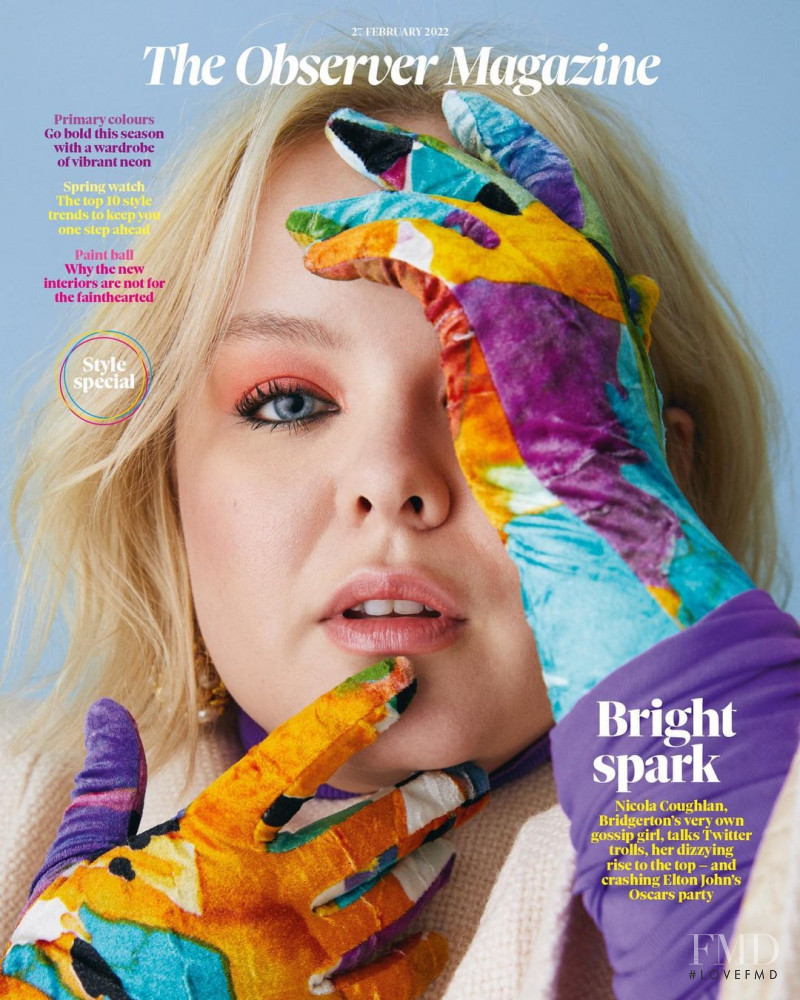 Nicola Coughlan featured on the The Observer Magazine - The Guardian cover from February 2022