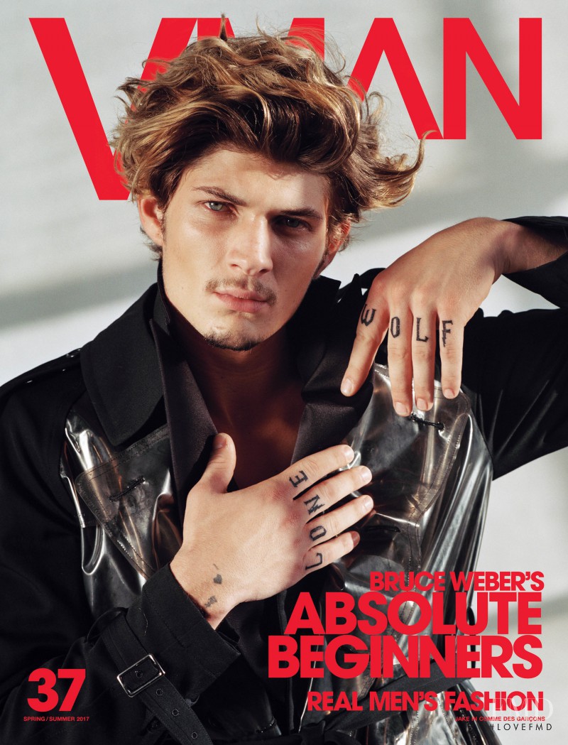 Jake Lahrman featured on the V Man cover from February 2017
