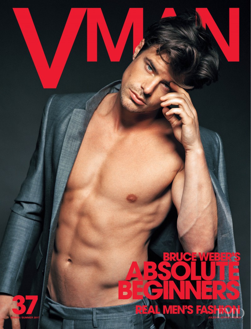 Jules Horn featured on the V Man cover from February 2017