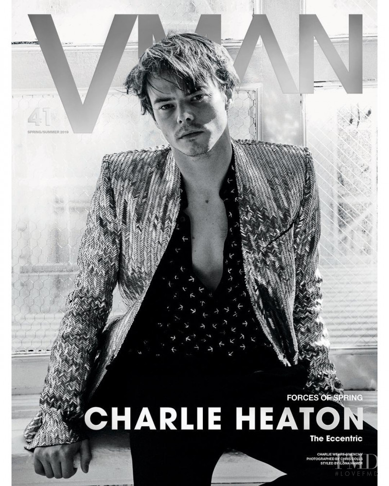 Charlie Heaton  featured on the V Man cover from February 2019