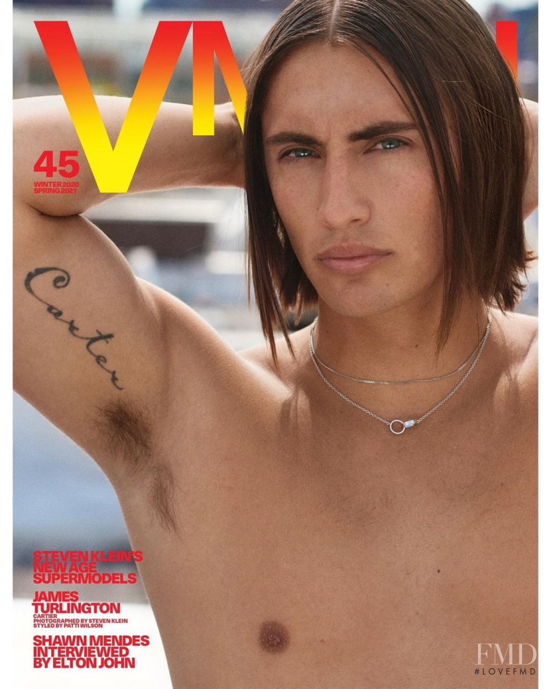 James Turlington featured on the V Man cover from December 2020