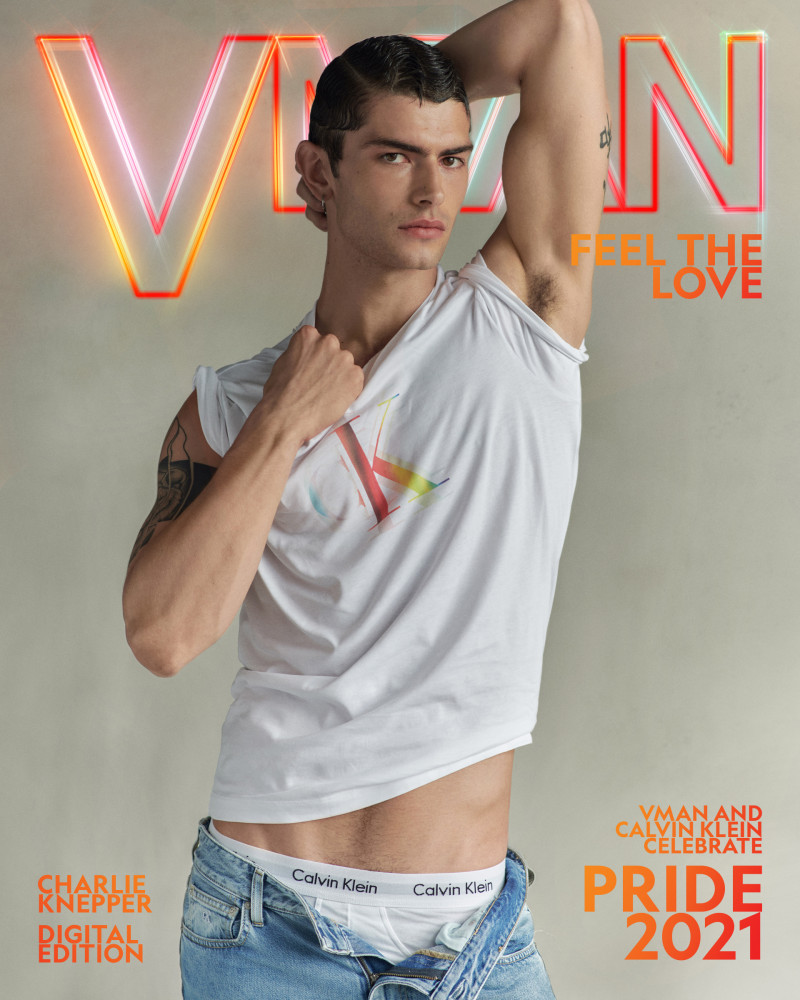 Charlie Knepper featured on the V Man cover from June 2021