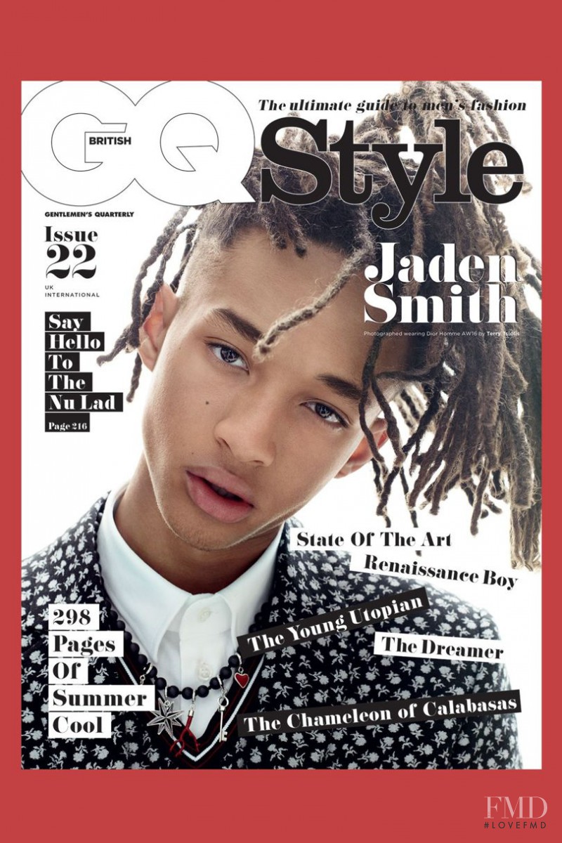 Jaden Smith featured on the GQ Style UK cover from February 2016