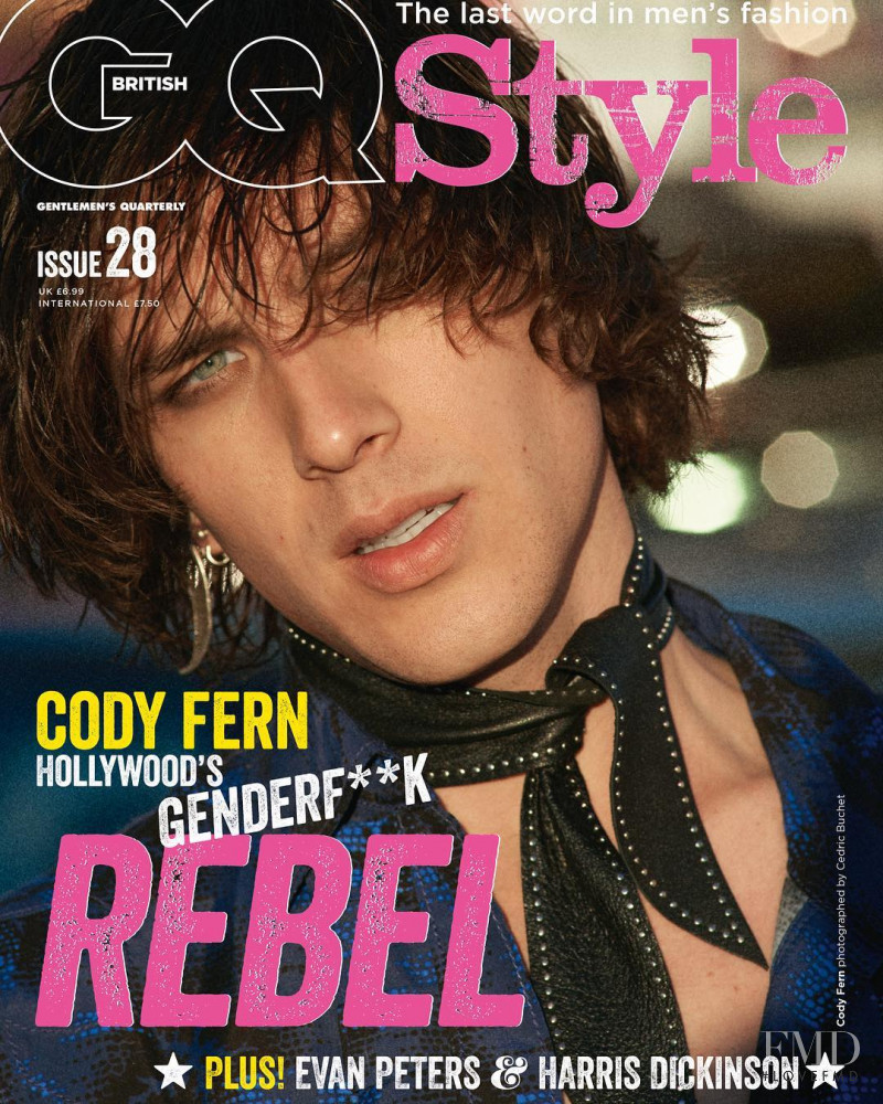 Cody Fern featured on the GQ Style UK cover from April 2019