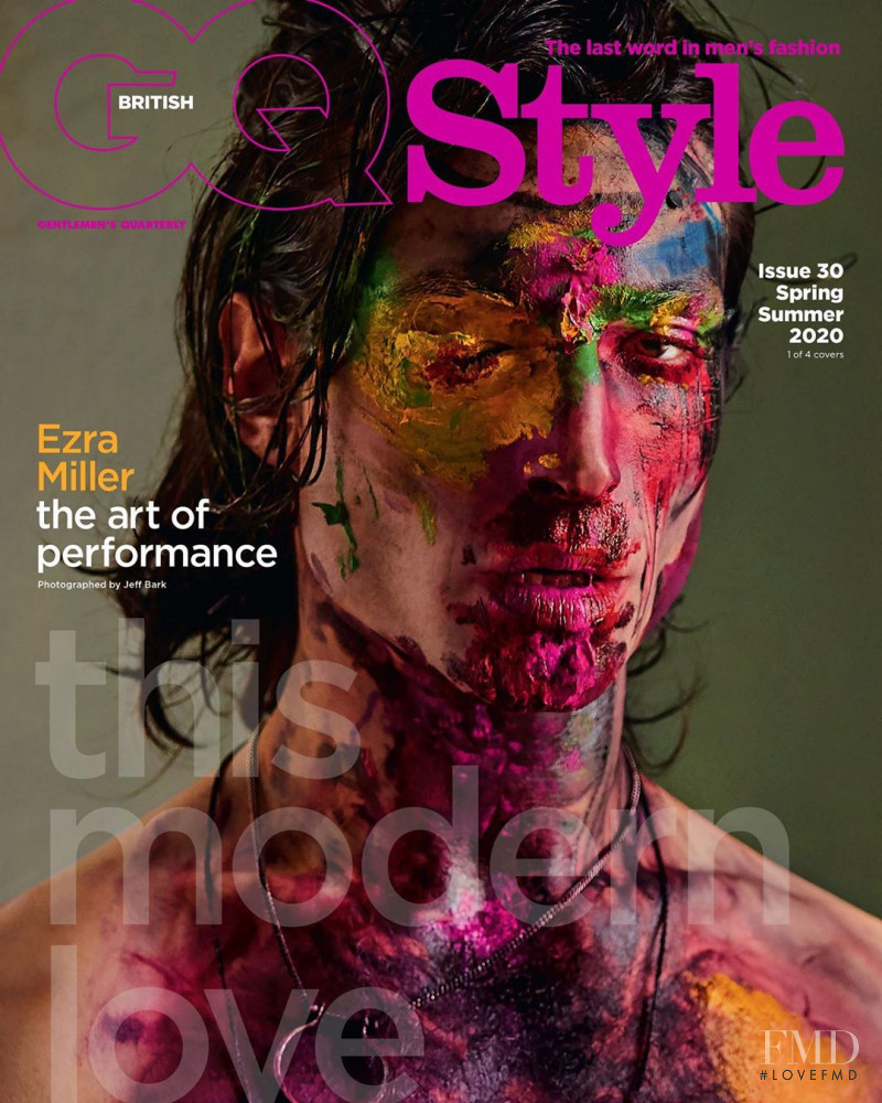 Ezra Miller featured on the GQ Style UK cover from April 2020