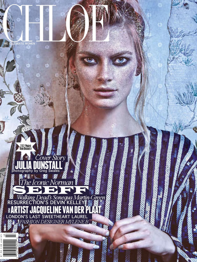 Julia Dunstall featured on the Chloe cover from September 2014