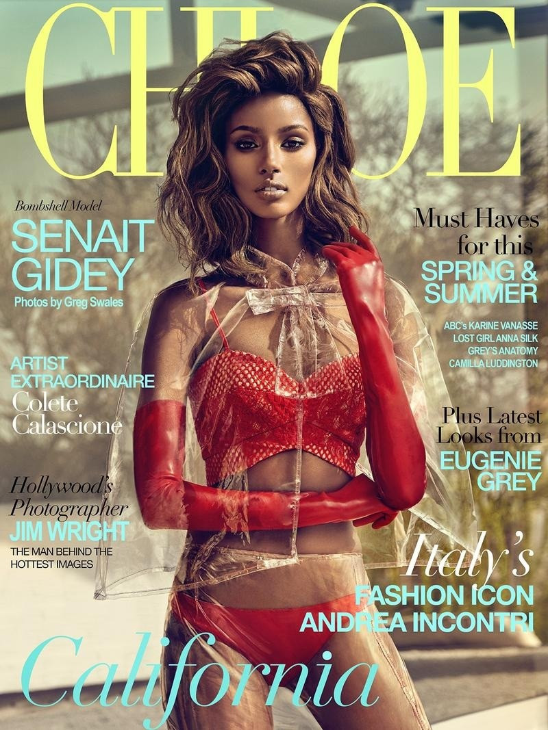 Senait Gidey featured on the Chloe cover from March 2015