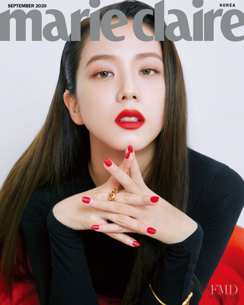 Jisoo featured on the Marie Claire Korea cover from September 2020