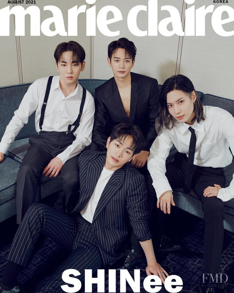  featured on the Marie Claire Korea cover from August 2021