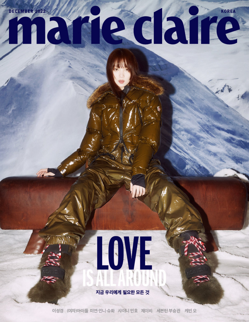  featured on the Marie Claire Korea cover from December 2022