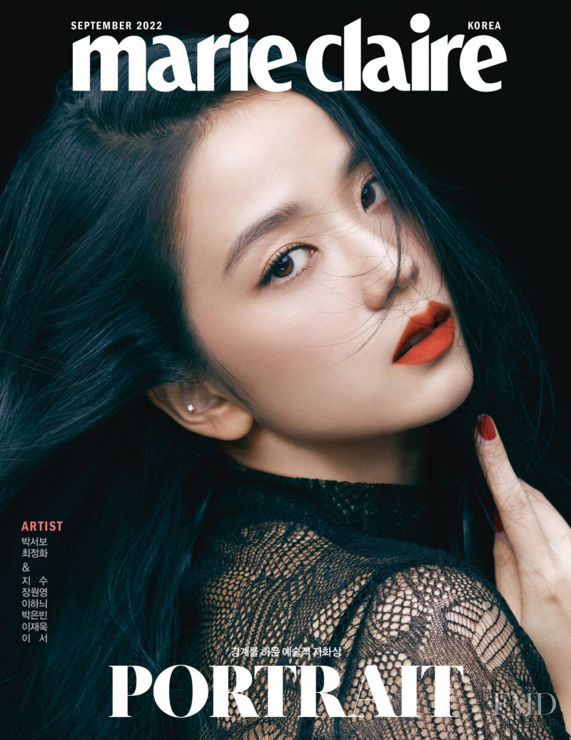 Jisoo  featured on the Marie Claire Korea cover from September 2022