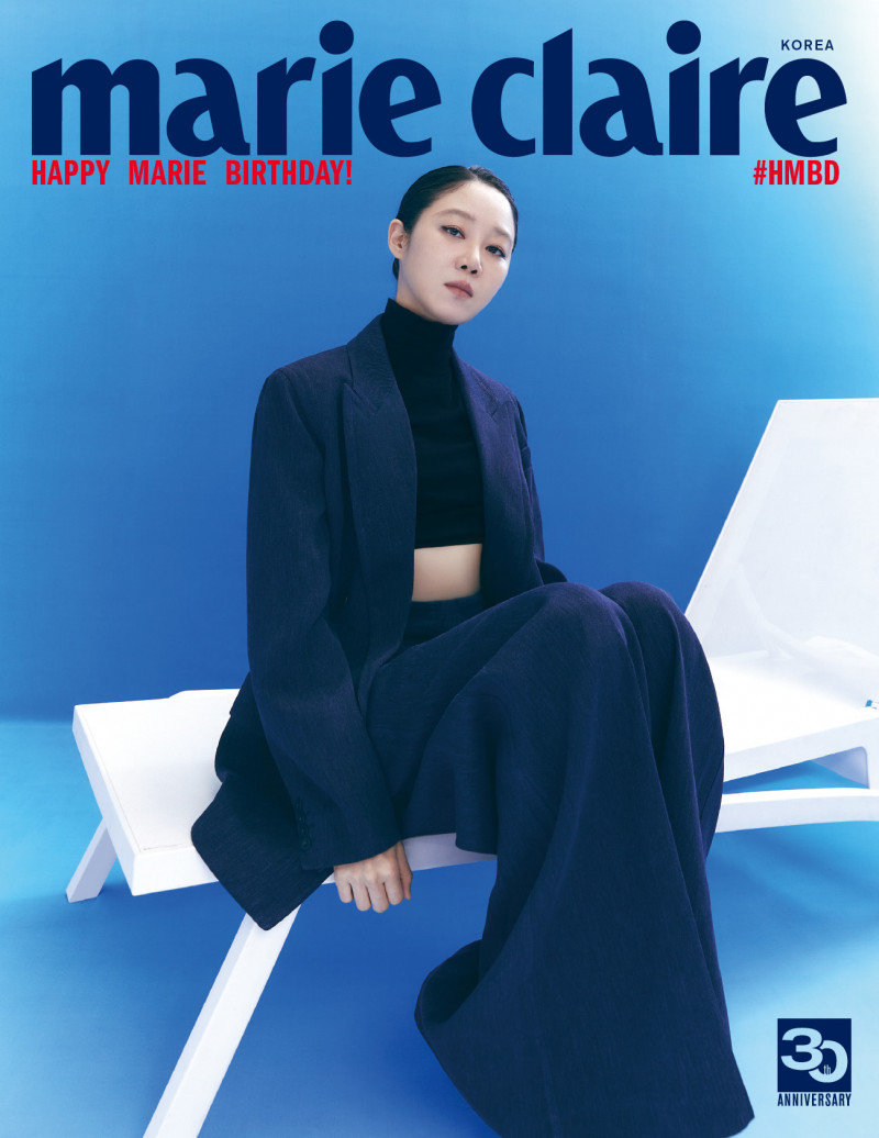 GONG Hyo-Jin featured on the Marie Claire Korea cover from March 2023