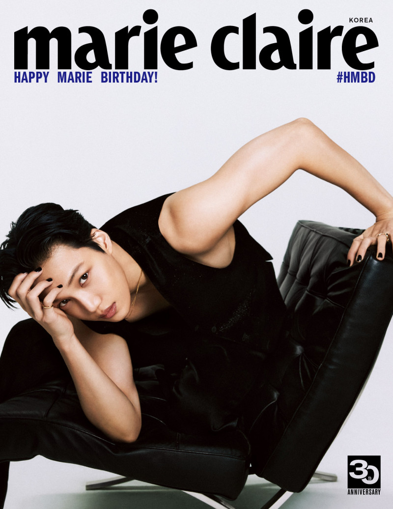 Kai (KIM Jong-In / Exo - singer + dancer) featured on the Marie Claire Korea cover from March 2023
