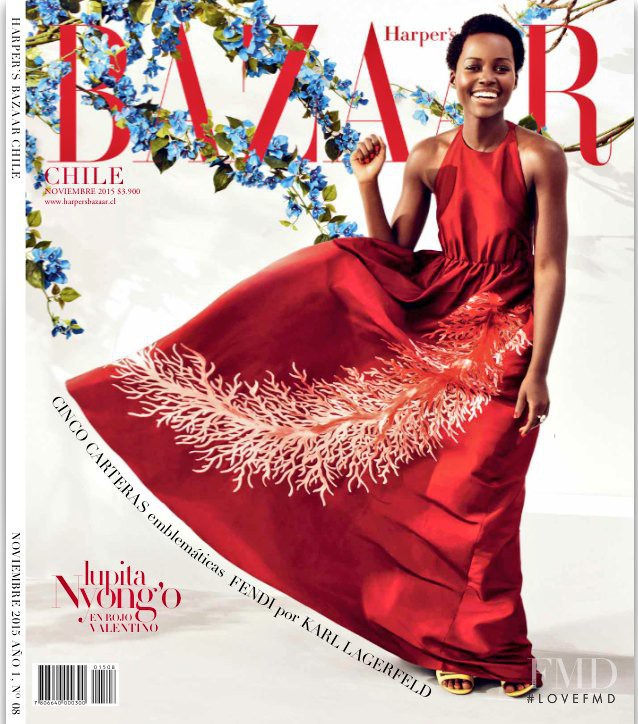  featured on the Harper\'s Bazaar Chile cover from December 2015