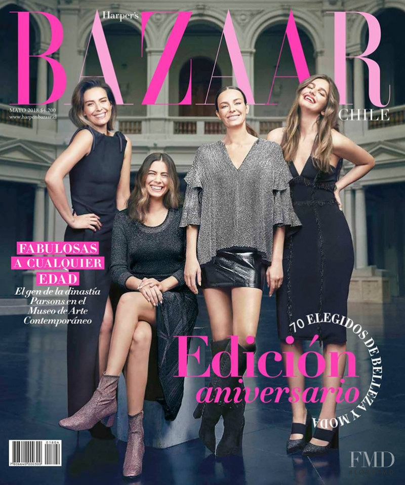  featured on the Harper\'s Bazaar Chile cover from May 2018