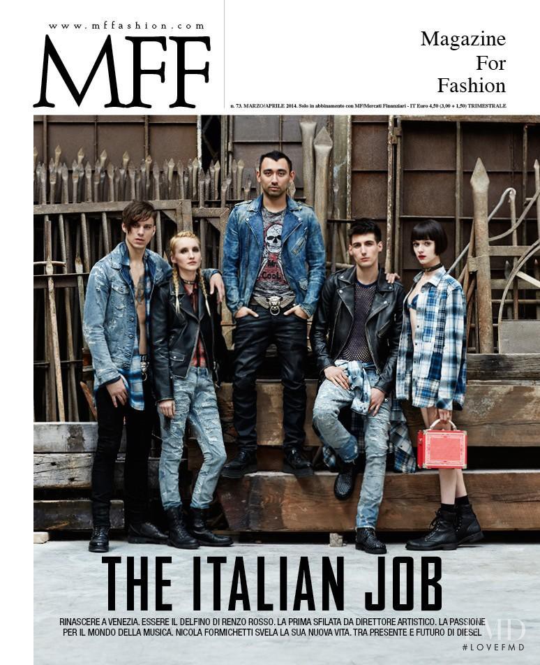 Nastia Shershen featured on the MFF cover from March 2014