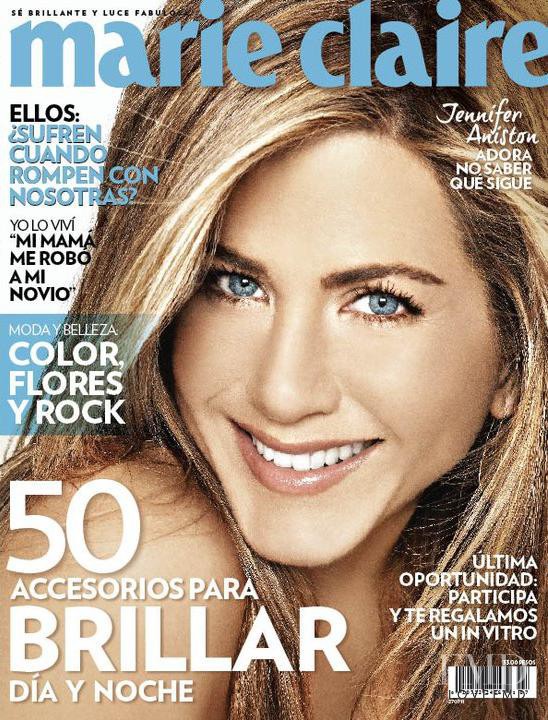 Jennifer Aniston featured on the Marie Claire Mexico cover from July 2011