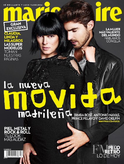 Antonio Navas featured on the Marie Claire Mexico cover from October 2013