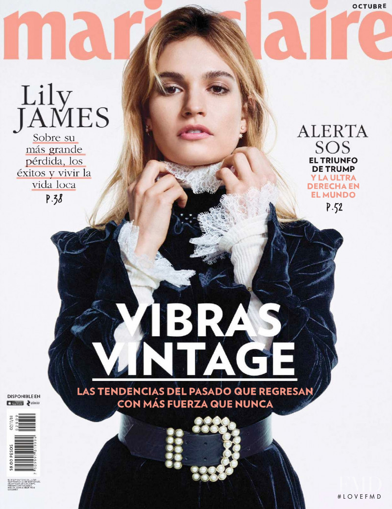  featured on the Marie Claire Mexico cover from October 2018