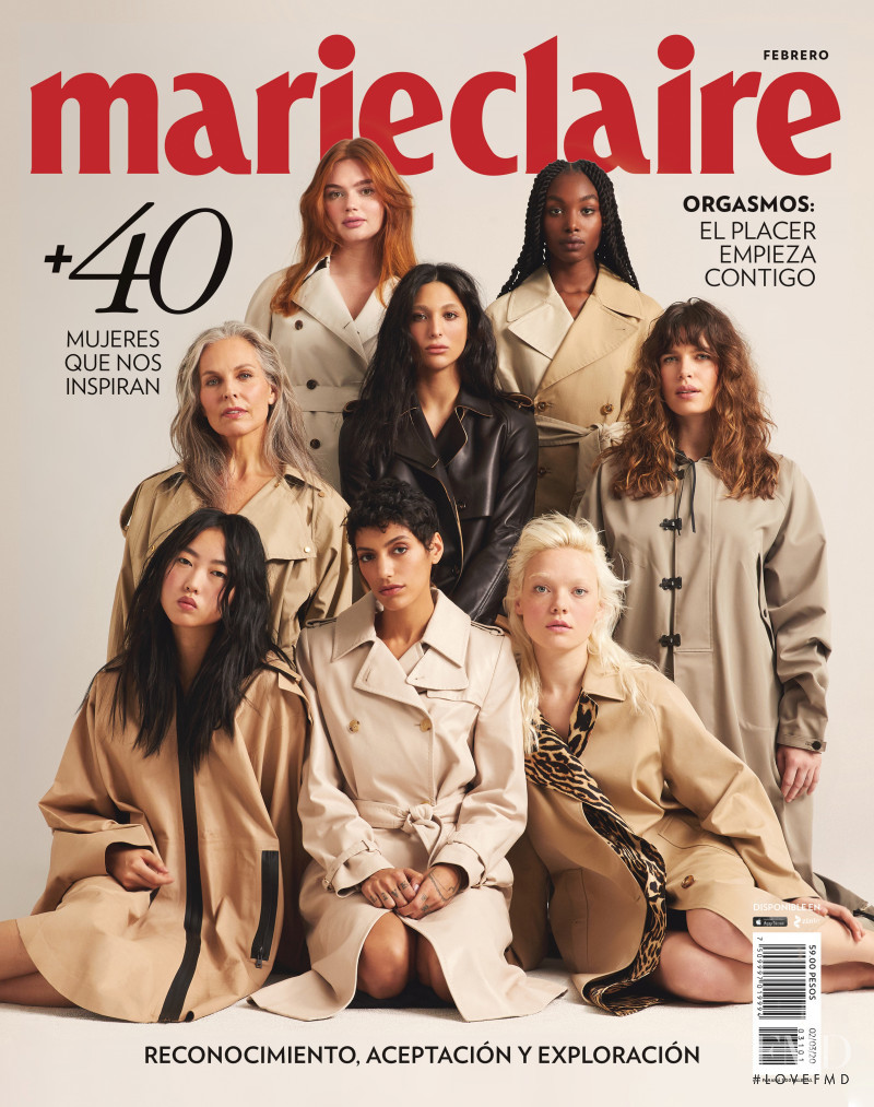 Cici Tamez featured on the Marie Claire Mexico cover from February 2020