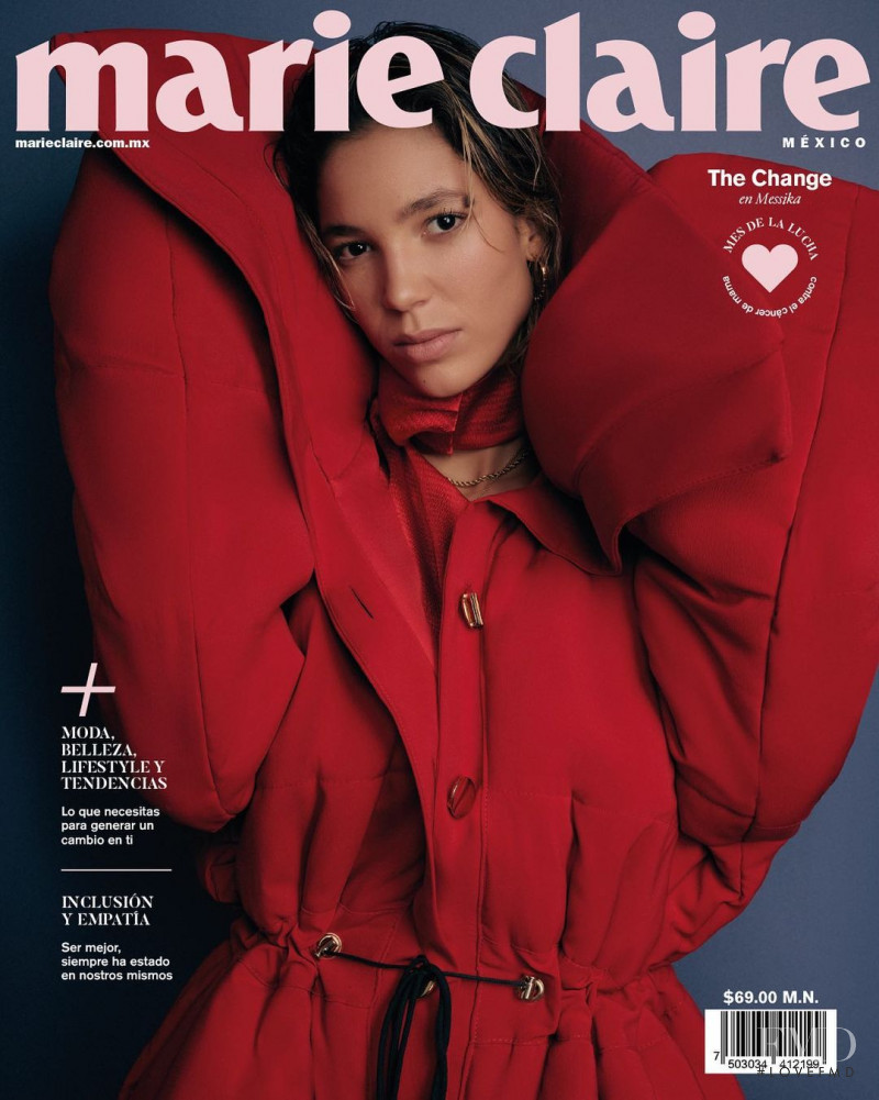 Carmen Cambiazo featured on the Marie Claire Mexico cover from October 2022