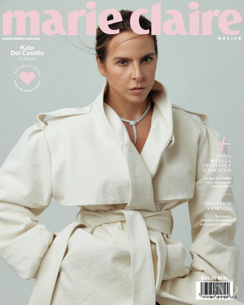 Kate del Castillo featured on the Marie Claire Mexico cover from October 2022